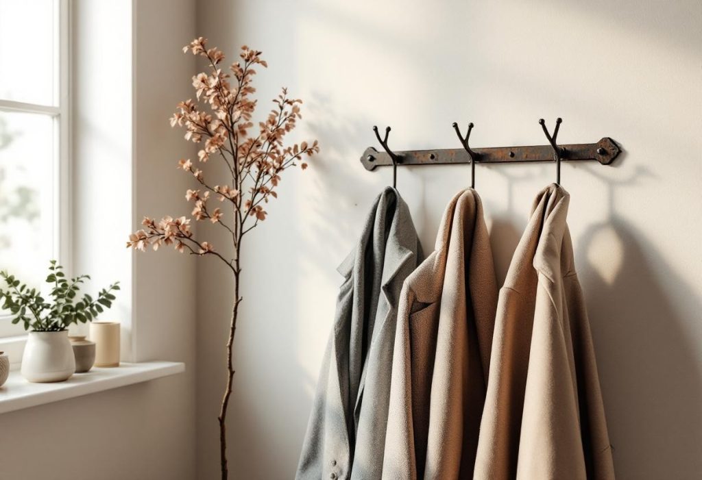 Le porte manteau en fonte : l’atout charme pour une décoration intérieure authentique
