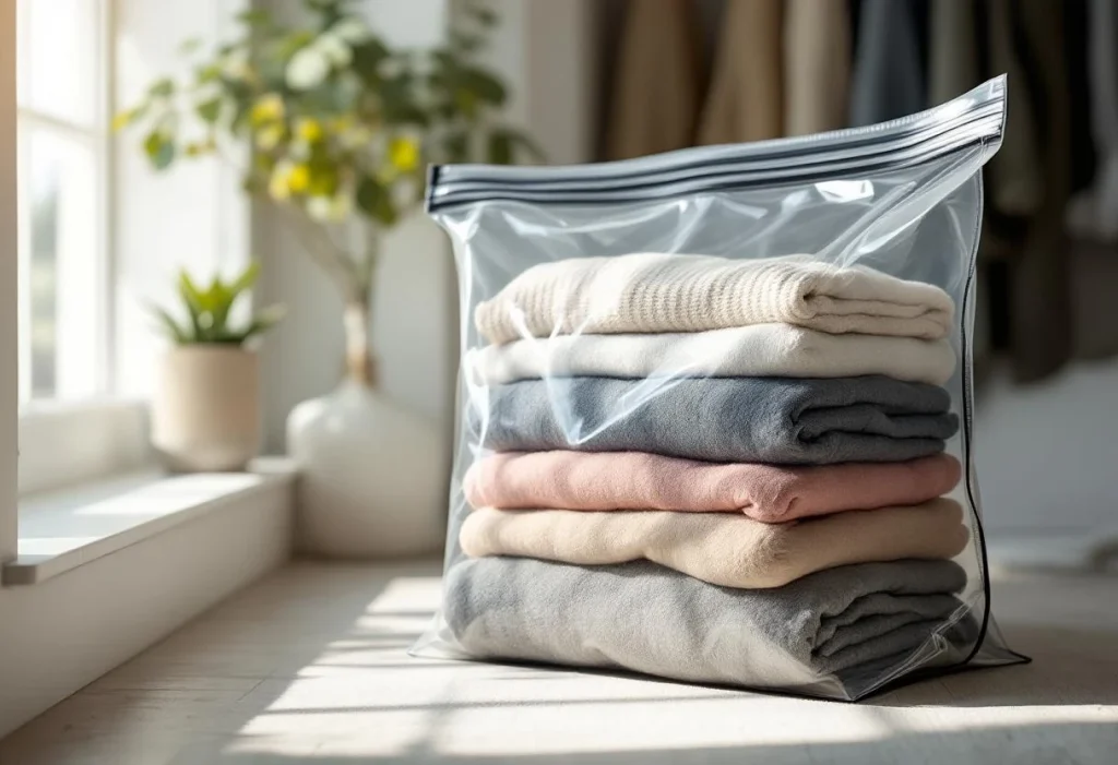 Le sac sous vide à vêtement pour un rangement optimal dans toute la maison