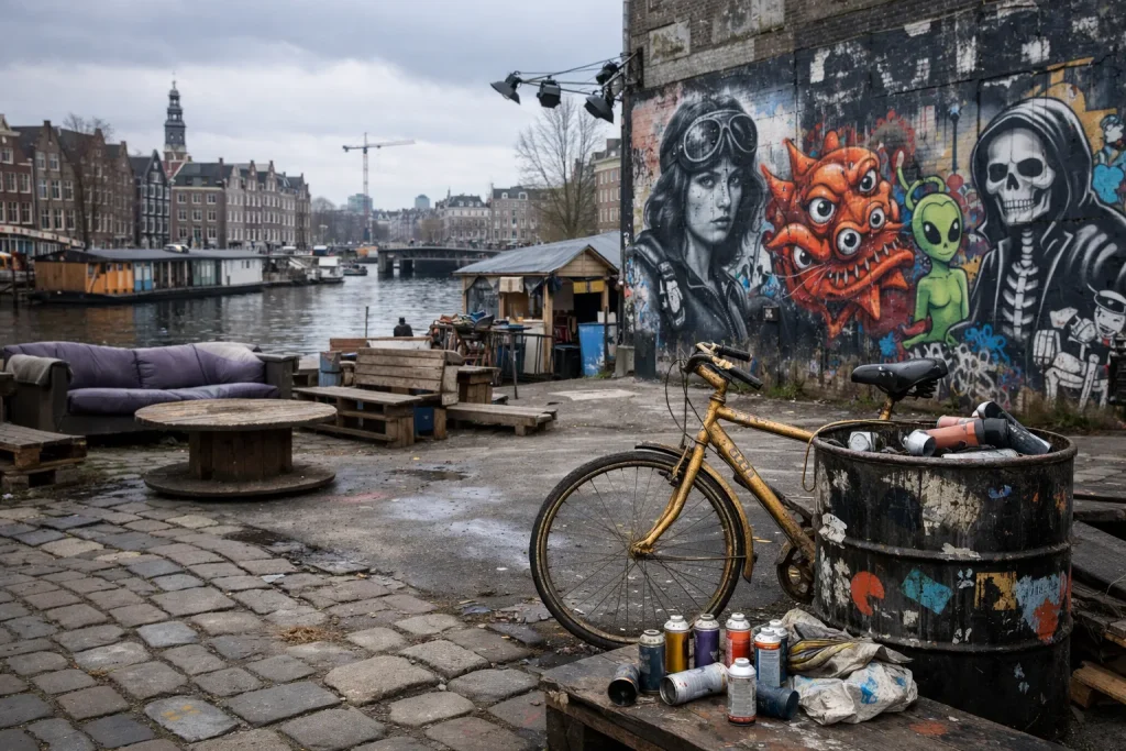 Street art et culture alternative à Amsterdam