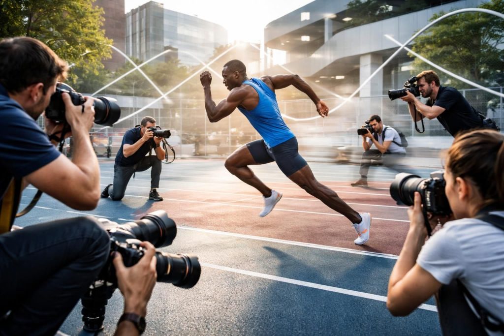Art contemporain : quand les photographes capturent le mouvement sportif