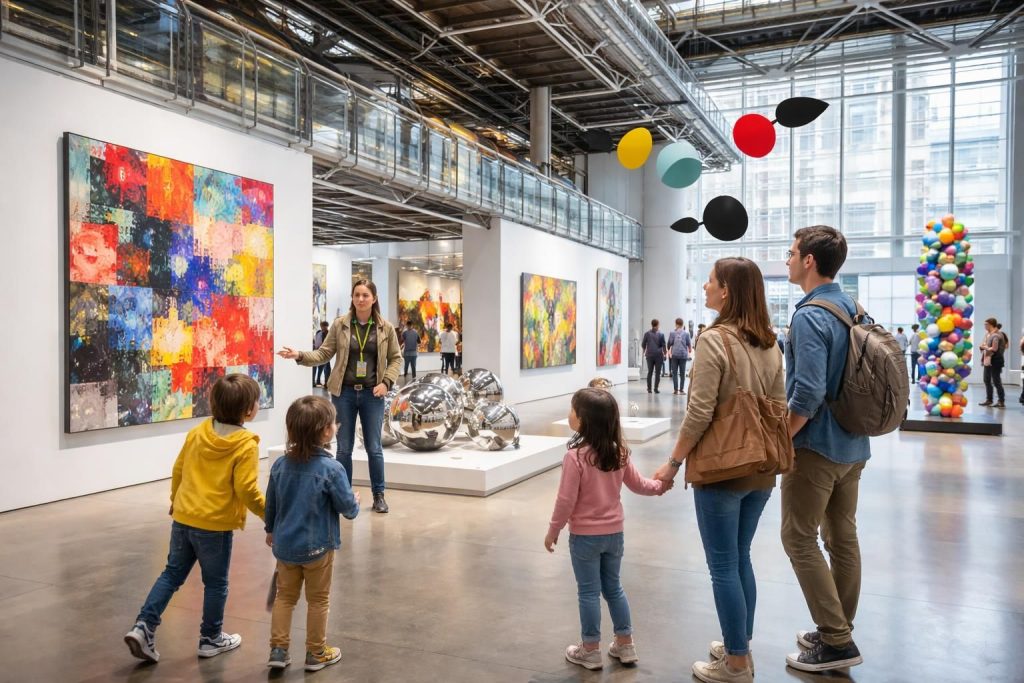 Visiter une galerie avec vos enfants pour découvrir l&rsquo;art moderne chez Pompidou et Beaubourg