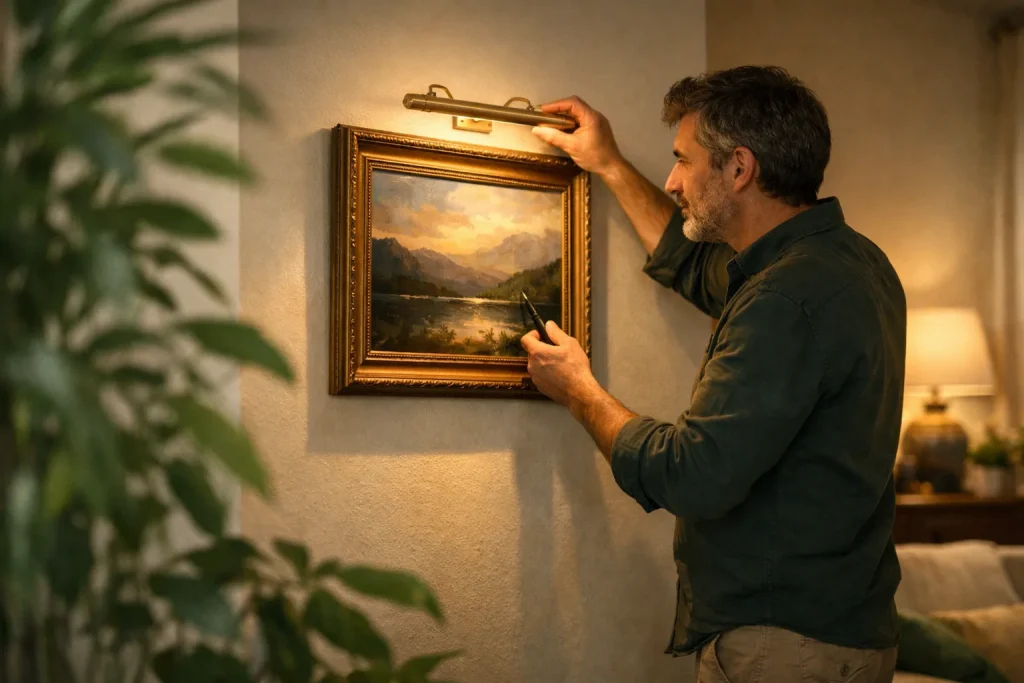 Comment éclairer une œuvre chez soi sans l&rsquo;abîmer avec le temps